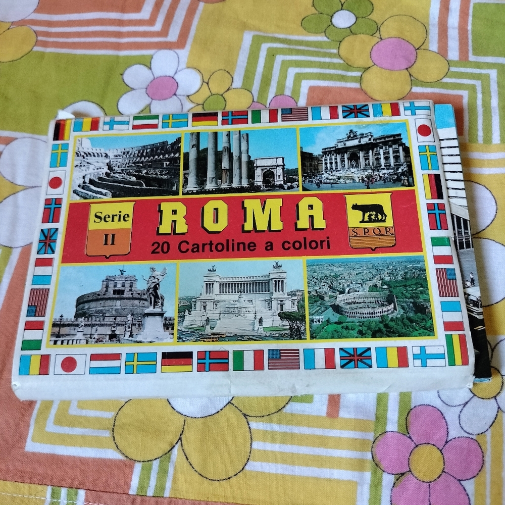 Souvenir postcards from Rome vintage